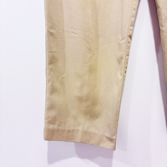 ALIA Vintage beige straight leg cotton pants - Picture 8 of 8